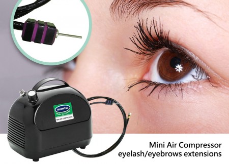 Mini-Luftkompressor + Wimpernverlängerung für Augenbrauen